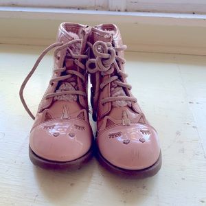 Wonder Nation Peachy Pink Unicorn Boots